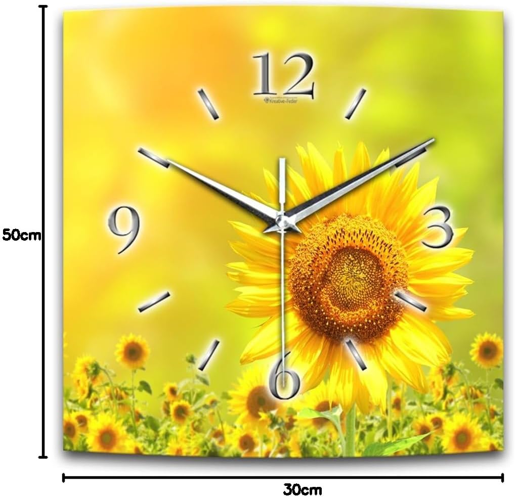 Relax Flower Designer Funk Wanduhr Funkuhr modernes Design * Made in Germany* Verschiedene Motive (S