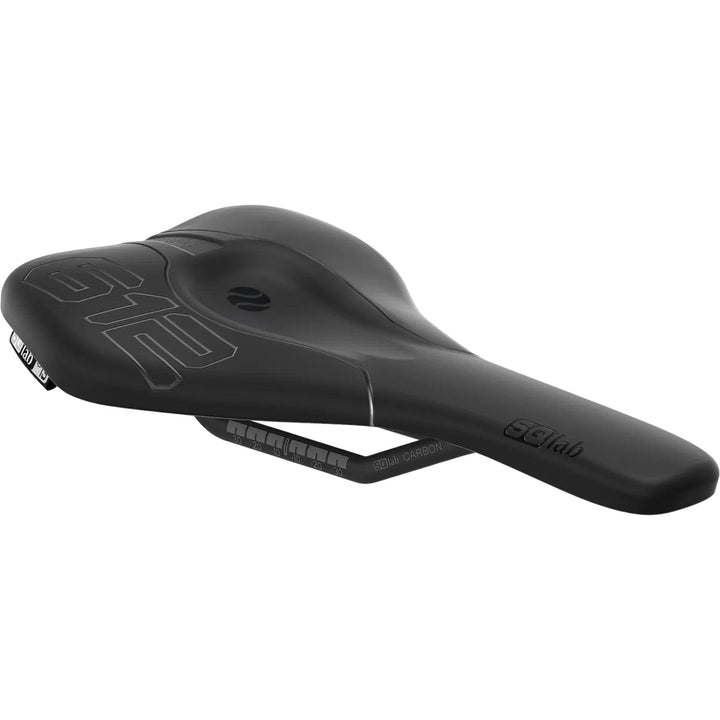 SQlab Sattel 612 Ergowave Carbon Fahrrad 14 cm Schwarz, 14 cm Schwarz