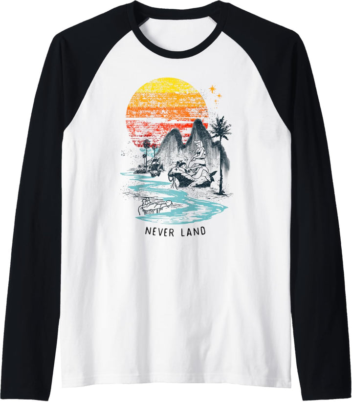 Disney Peter Pan Mermaids In Never Land Raglan
