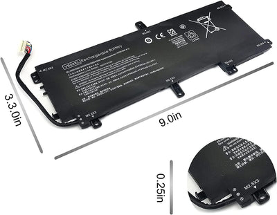 ASKC 11.55V 52Wh VS03XL Replacement Laptop Akku für Hp Envy 15T-AS000 15-AS001NG AS003NG AS004NG AS0