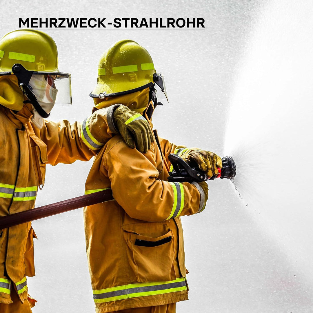 Wiltec Hohlstrahlrohr mit 150/180/300/450/660 l/min, C Storzkupplung und stufenloser Sprühstrahlvers