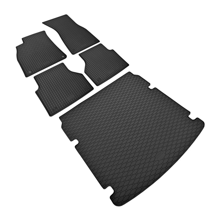 Stylisches Gummi- und Kofferraumwanne Set geeignet für Audi A7 ab 2018 - Schützen und Aufwerten in E
