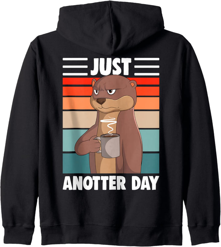 Just Anotter Day Otter Seeotter Männer Frauen Kapuzenjacke