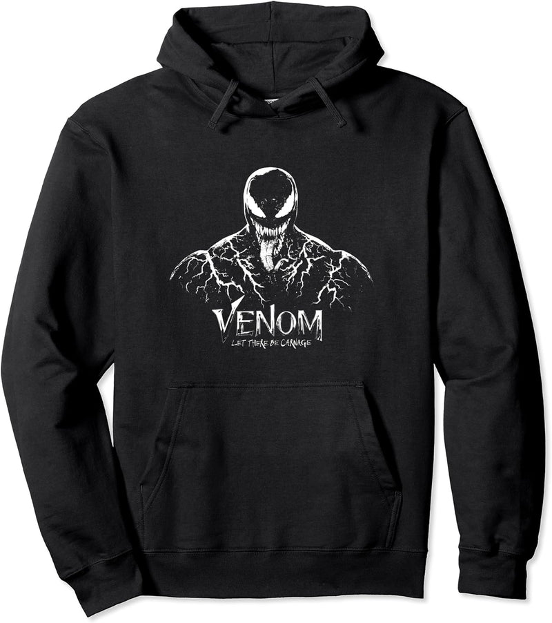 Marvel Venom: Let There Be Carnage Symbiote Black Pullover Hoodie