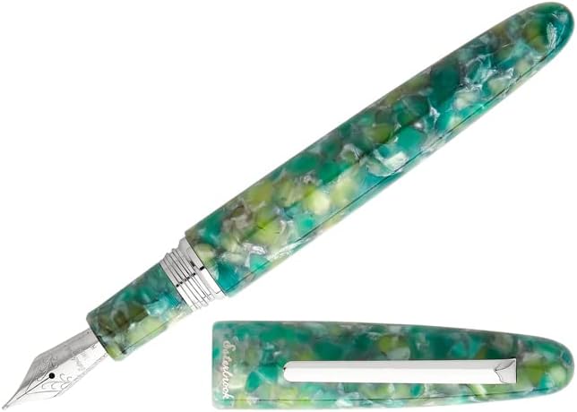 Esterbrook Füllfederhalter Estie Sea Glass aus Edelharz, Federstärke: M, ESG836-M, M