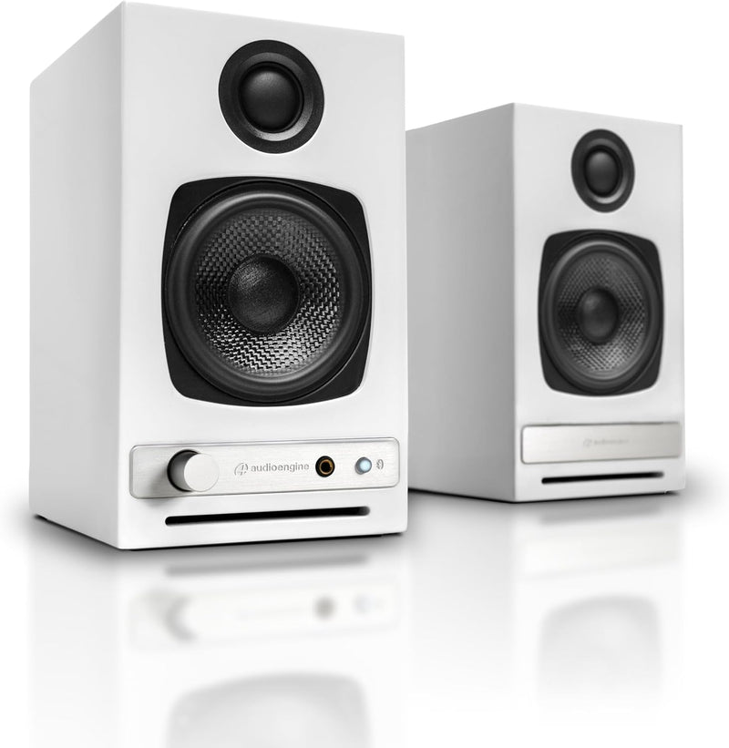 Audioengine HD3 Wireless Speakers mit Bluetooth - 60W Verkabelt Computer-Lautsprecher für Desktop-Mo