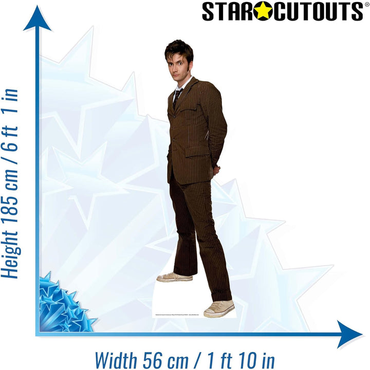 Star Cutouts Pappaufsteller Der Doctor Farbe (braun)