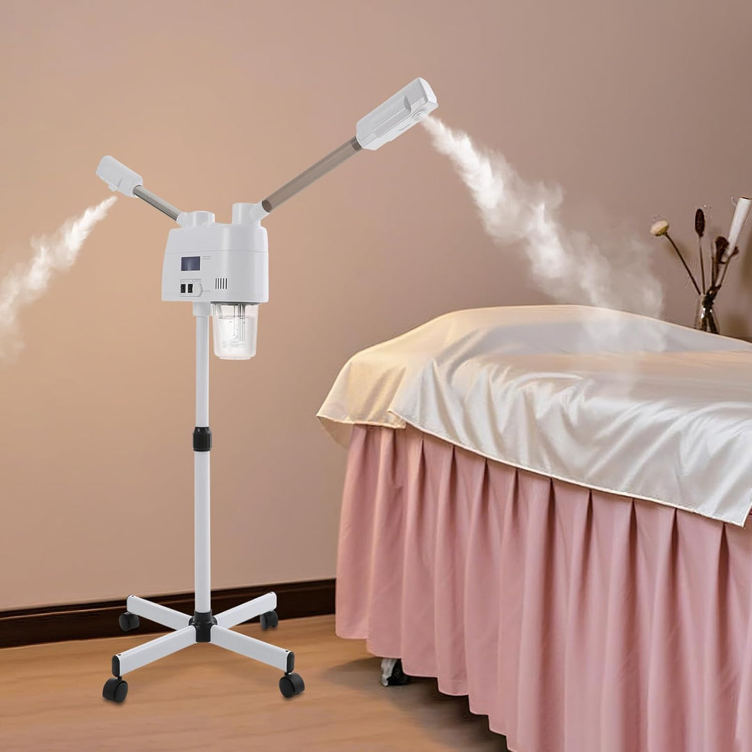 BJTDLLX Gesichtsdampfer Bedampfer Verdampfer Gesichtssauna Heiss Kalt Gesicht Dampfgerät 800 Watt Da