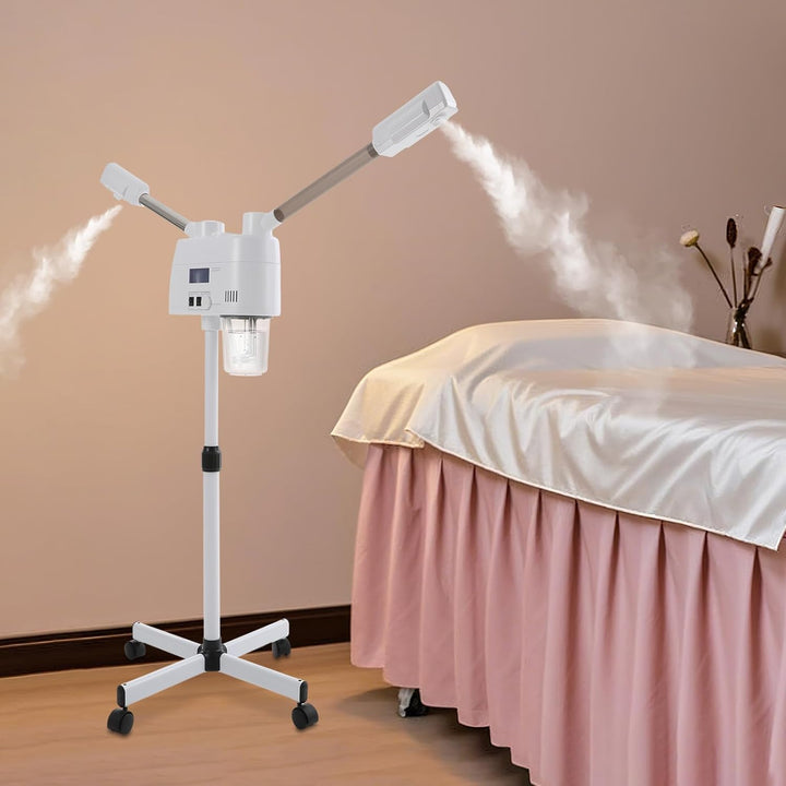 BJTDLLX Gesichtsdampfer Bedampfer Verdampfer Gesichtssauna Heiss Kalt Gesicht Dampfgerät 800 Watt Da