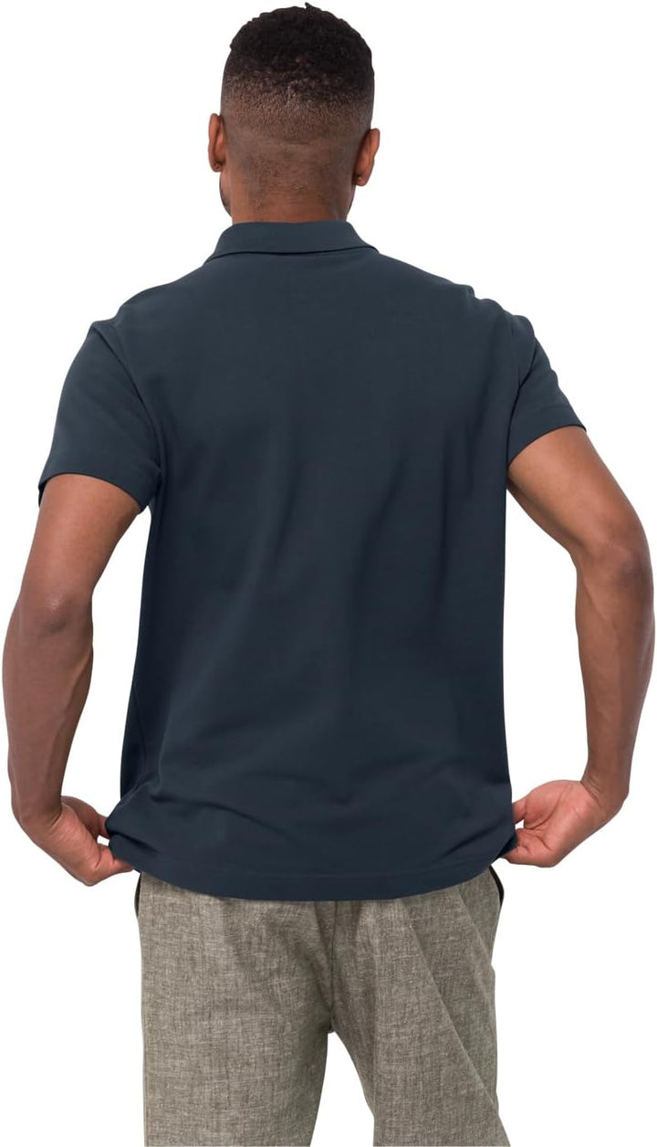 Jack Wolfskin Herren Essential Polo M Polo S Night Blue, S Night Blue