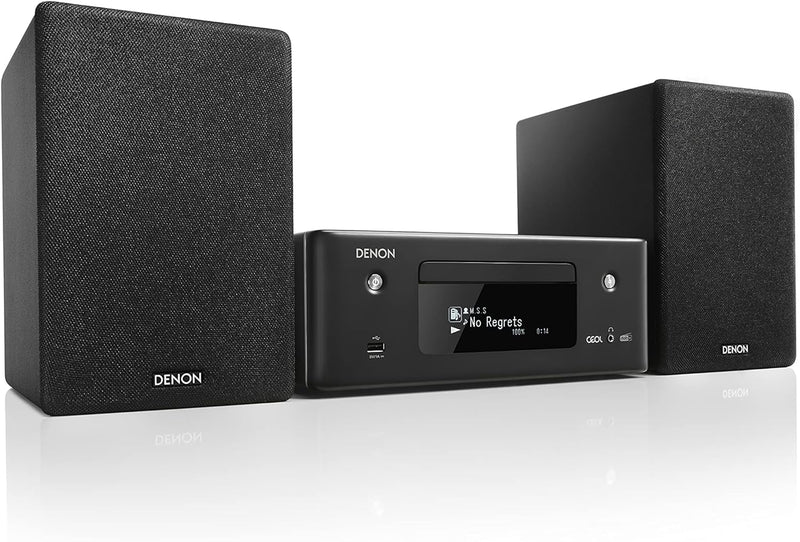 Denon CEOL N-11DAB Kompaktanlage, HiFi Verstärker mit Lautsprechern, CD-Player, Musikstreaming, HEOS