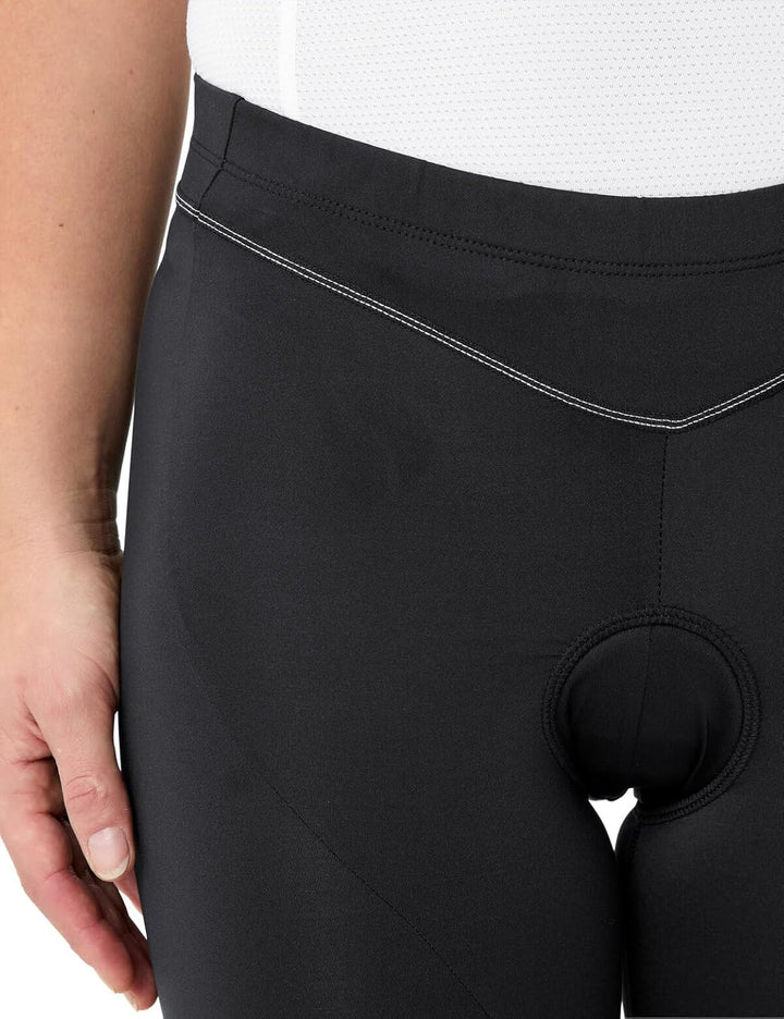 VAUDE Active - Fahrradhose Damen gepolstert - Radlerhose 46 Black Uni, 46 Black Uni