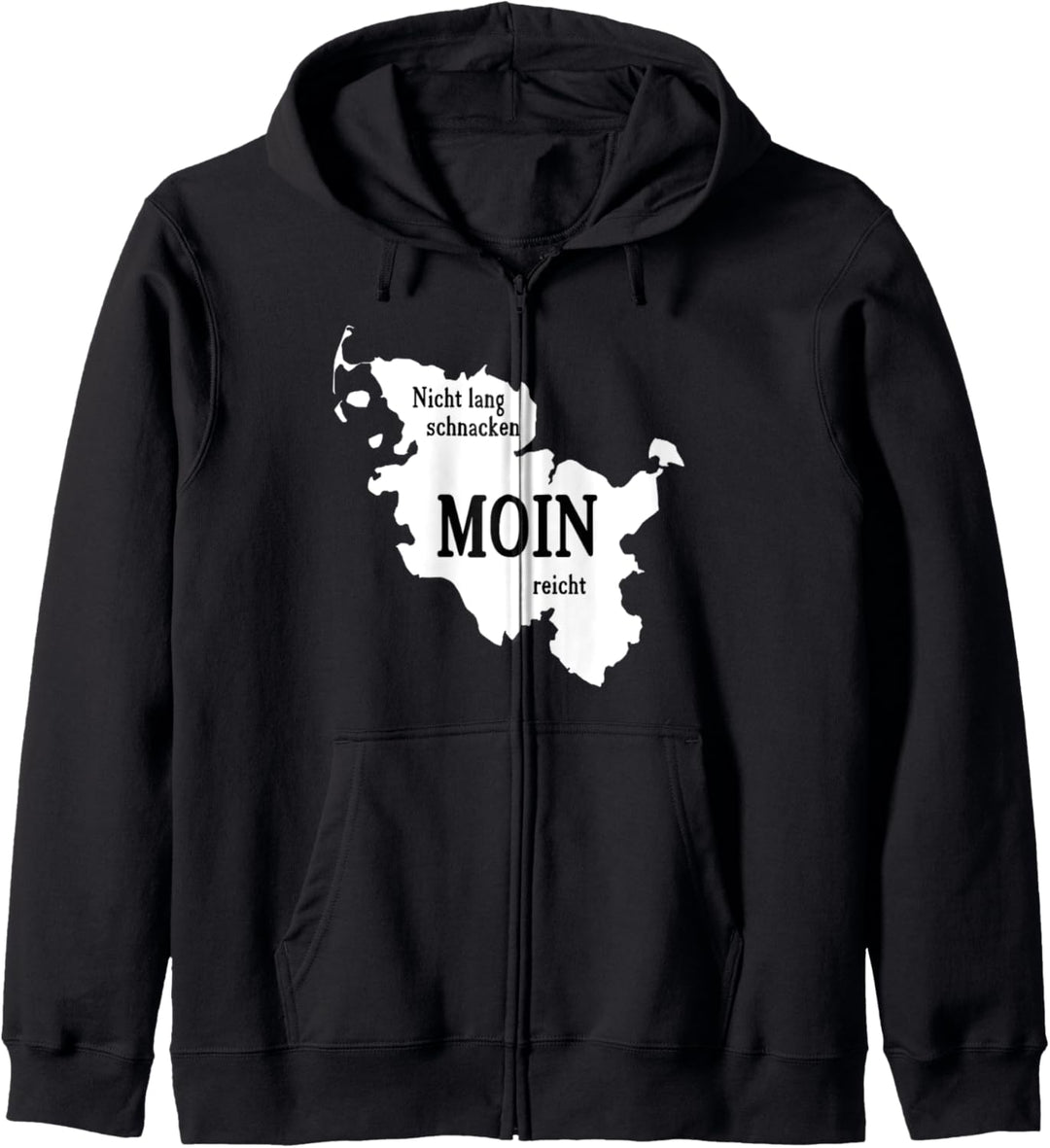 Moin - Nicht lang schnacken - Moin reicht Nord-/Ostsee Kapuzenjacke