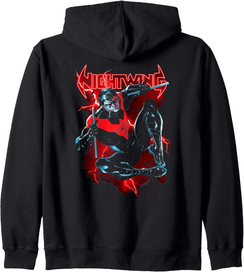 Batman Nightwing Lightwing Kapuzenjacke