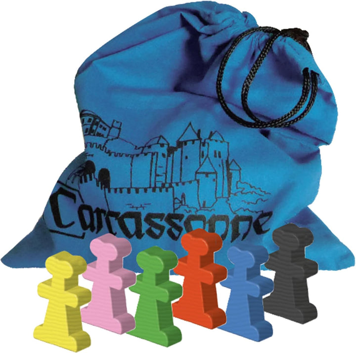 Z-Man Games , Carcassonne Traders & Builders, Board Game Expansion 2, Ages 7 and up, 2-6 Players, 45