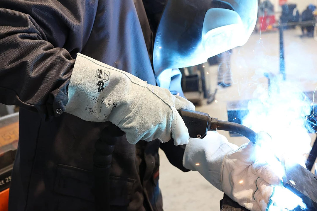 strongAnt Granada-Long Schweisserhandschuhe aus Rindnarbenleder Arbeitshandschuhe auch fürs Grillen