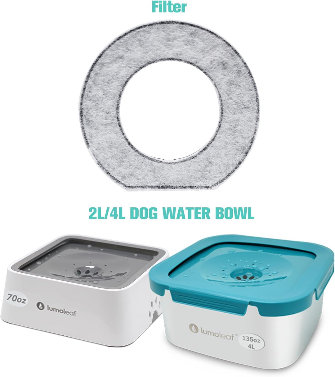 LumoLeaf Ersatzfilter für 2 l Haustier Wassernapf Kokosnuss Aktivkohle Filter für Hund Wasserspender