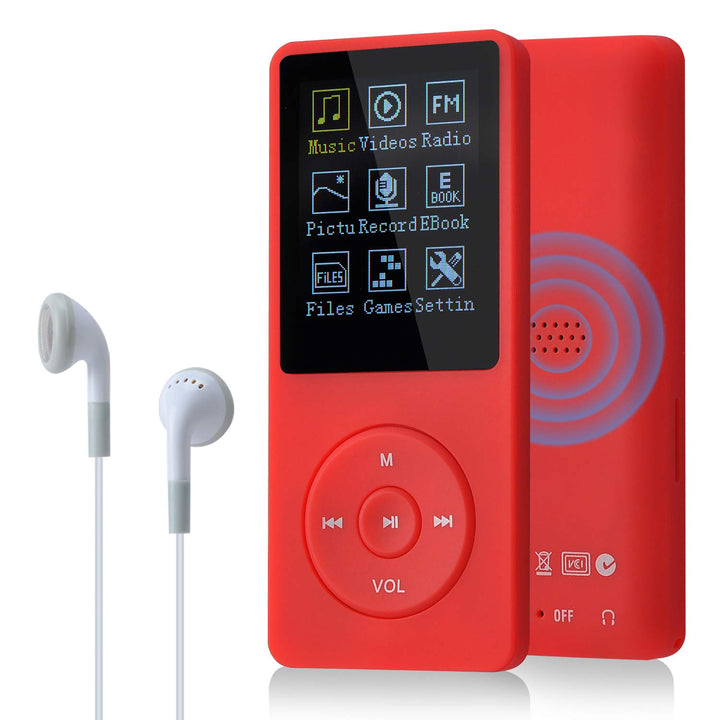8GB Tragbare MP3 Musik Player, Support bis zu 64GB SD Speicherkarte, Lossless Sound HiFi MP3 Player,