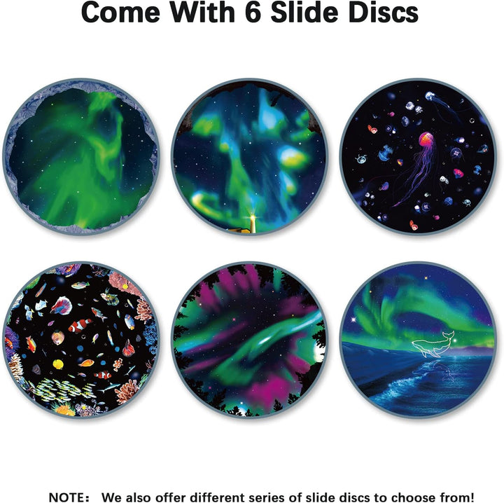 Realistische Aurora und Tiefsee Scheiben - Discs für POCOCO Galaxy Lite Star Projector Home Planetar