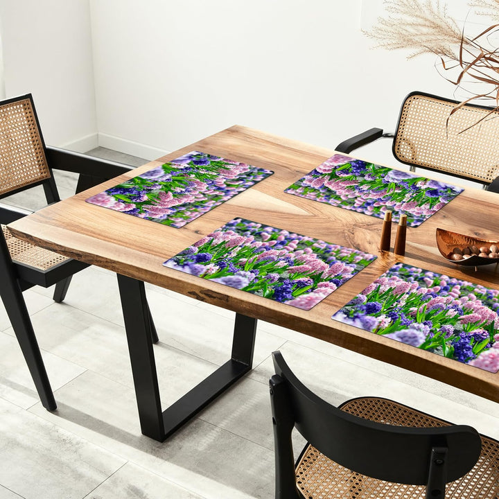 KitchenYeah© Platzsets Abwaschbar 6-Teilig 45x30 cm Tischsets Platzdeckchen rutschfeste Platzset Unt