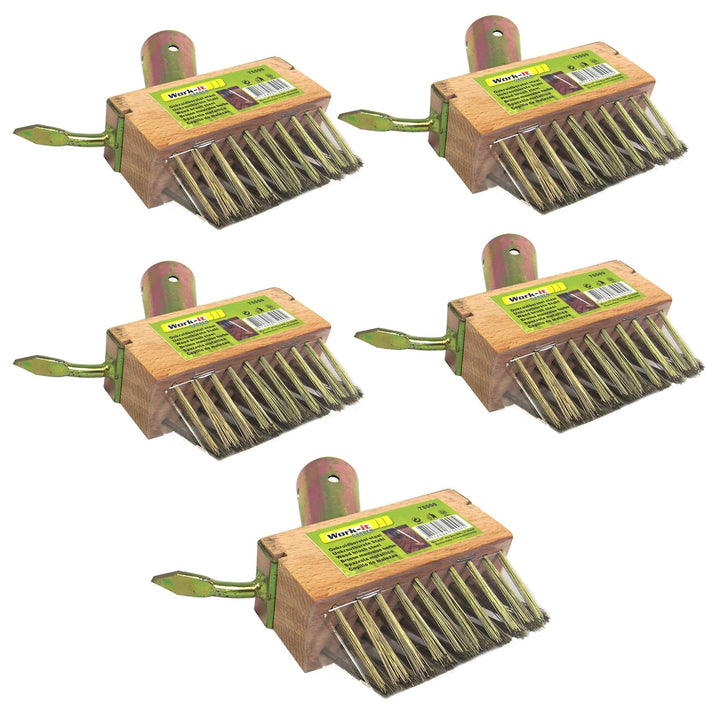 5X Fugenreiniger Stahlbürste Unkraut Moos Fugenbürste Fugenkratzer
