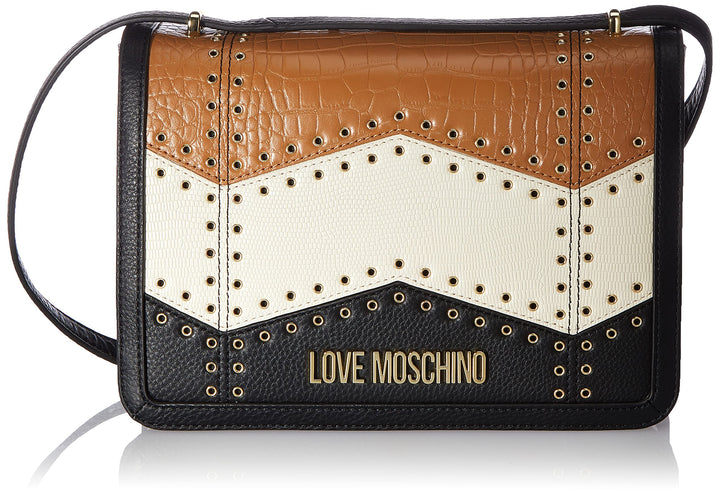 Love Moschino Damen Vorkollektion Schultertasche, Vor-Kollektion Herbst Winter 2021, Schwarz