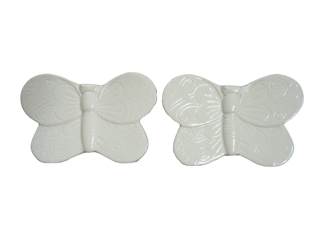 2 x Schmetterling Keramik Luftbefeuchter Heizkörper Wasserverdunster Verdunster Heizung