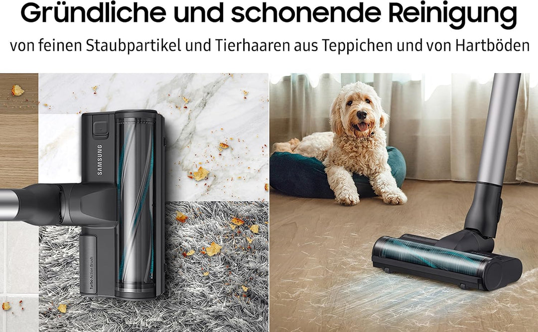 Samsung Turbo Action Brush für Staubsauger Jet, Bürste für Hart- und Teppichböden, Für feine Staubpa