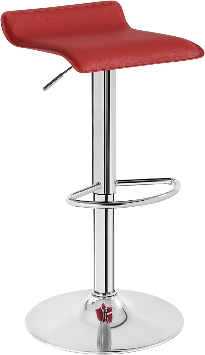 WOLTU BH11bd-1 Design Hocker Barhocker, stufenlose Höhenverstellung, verchromter Stahl, Antirutschgu