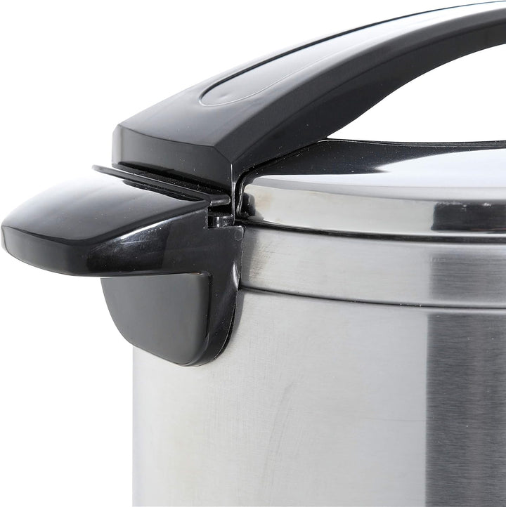 Ribelli 22L Doppelwandiger Glühweinkocher mit Metall Zapfhahn, Heissgetränkespender aus Edelstahl, T