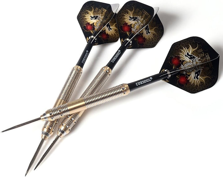CUESOUL Dragon Deluxe Messing Steel Dartpfeile, 21 Gramm J2102 25 Gramm, J2102 25 Gramm