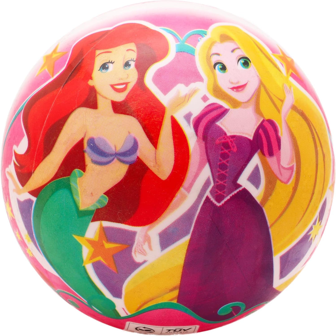 Toyland® 23 cm (9 Zoll) Prinzessinnen-Spielball – Aschenputtel, Ariel, Belle und Rapunzel – Spielzeu