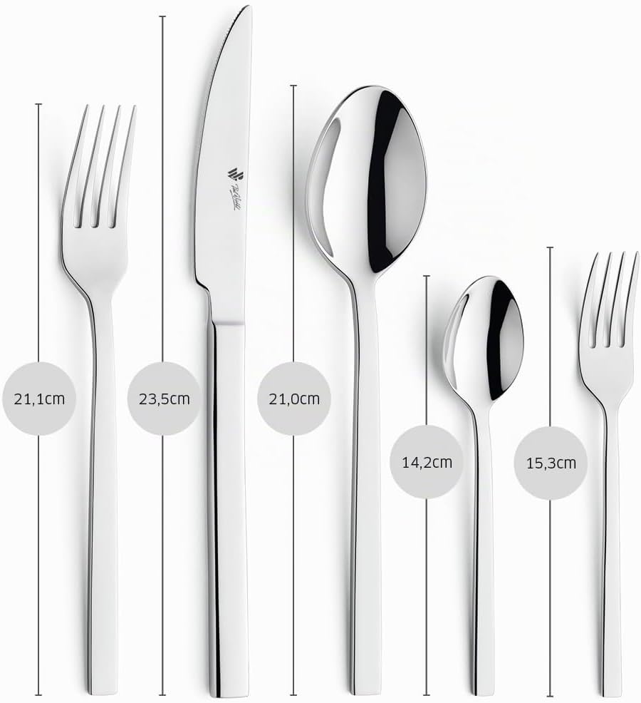 Paul Wirths Besteckset 60-teilig, Edge