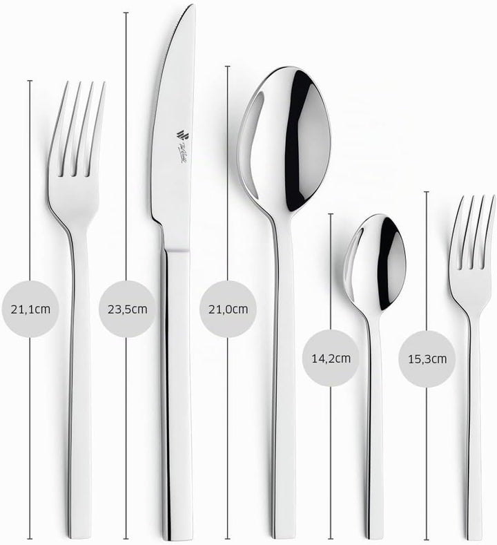 Paul Wirths Besteckset 60-teilig, Edge