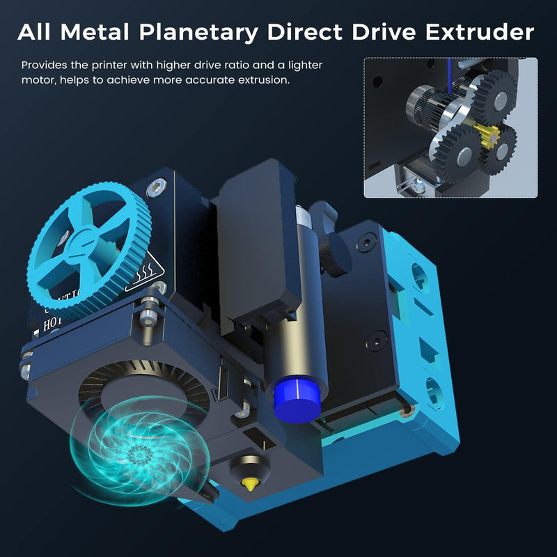 Sovol SV06 Plus 3D Drucker Hochgeschwindigkeits Hochtemperatur Ganzmetall Hotend Planetary Dual Gear