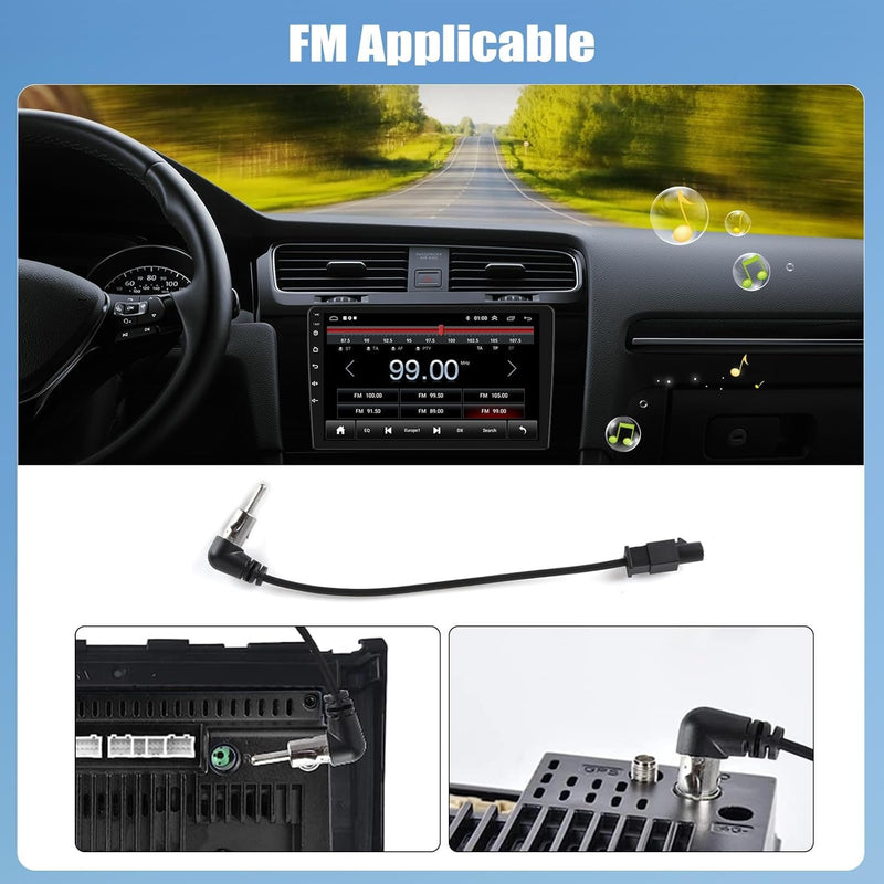 CAMECHO 36 PIN & 40 PIN ISO-Adapterkabel Autoradio für VW/Golf/Passat/Touareg/Polo/Skoda/Seat mit Ra