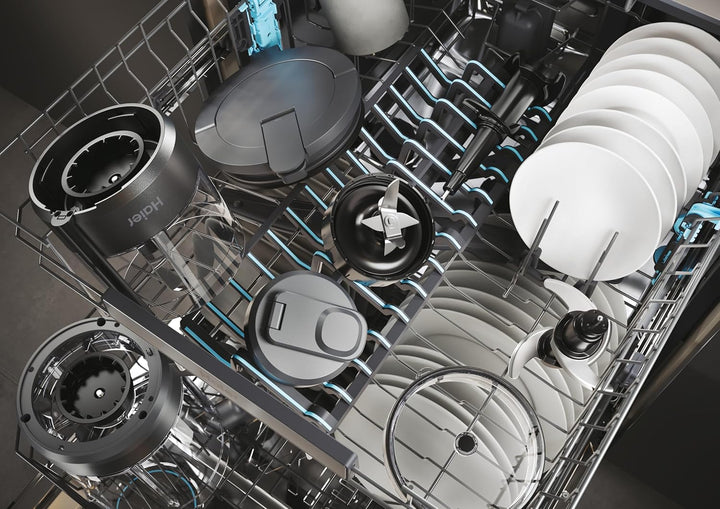 Haier HBL7W5 011 Küchenmaschine Serie 7, 6 Programme: Hacken, Mixen, Eiszerkleinern, Creme, Kneten u