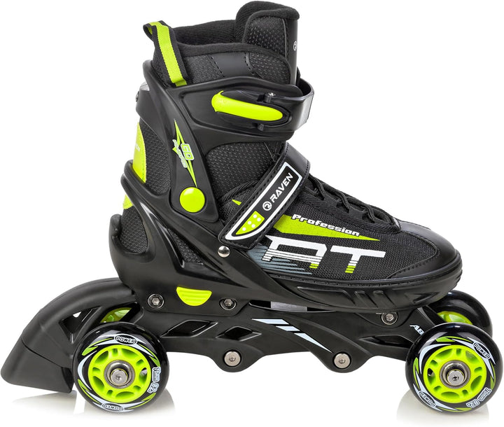 RAVEN Profession 3in1 Inlineskates Triskates Rollschuhe Inliner für Kinder und Erwachsene verstellba