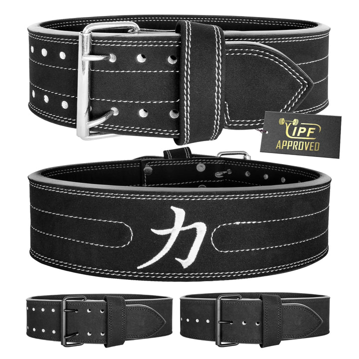 Strength Shop 13mm Prong Belt Gewichthebergürtel mit Schnallenverschluss, IPF-zertifiziert, Robuster