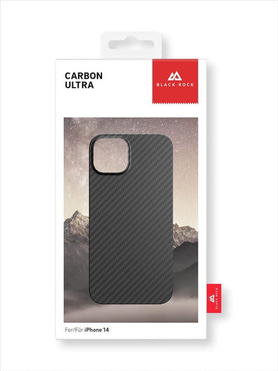 Black Rock - Hülle Carbonhülle Case Ultra Dünn Passend für Apple iPhone 14 | Aramid Handyhülle, Fibe