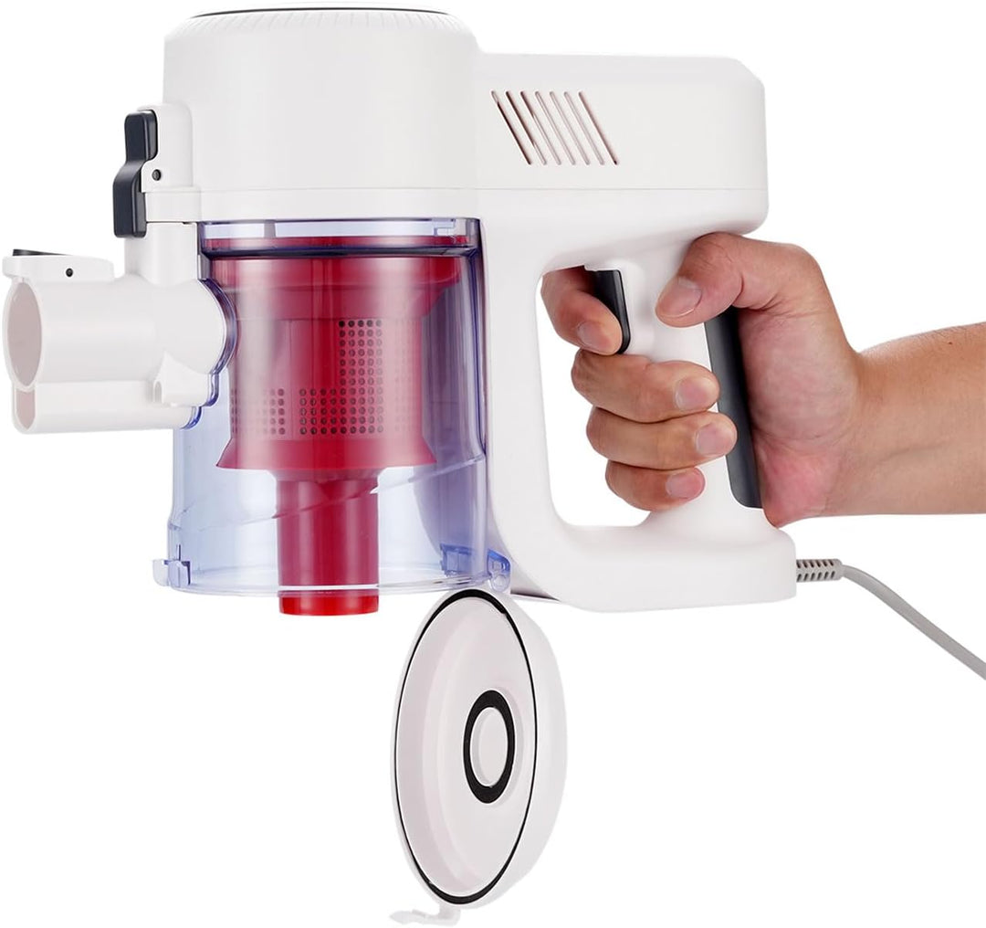 Leistungsstarker 2in1 Zyklon Staubsauger 500W (15kPa): Hand- & Bodensauger mit HEPA-Filter. 800ml Be