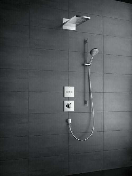 hansgrohe Raindance Rainfall Duschkopf, Kopfbrause mit 2 Strahlarten ohne Beleuchtung, Chrom