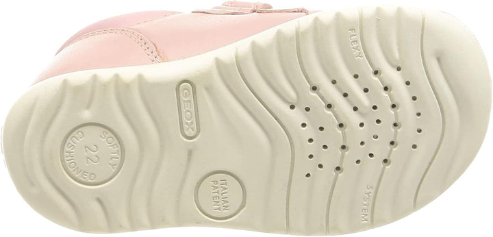 Geox Baby - Mädchen B Macchia GirlFirst Walker Shoe 19 EU Rose, 19 EU Rose