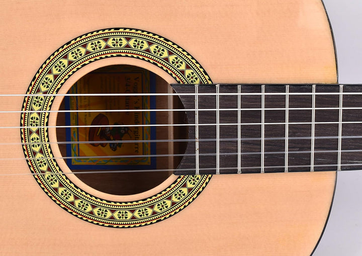 Voggy’s Kindergitarren-Set ¾ - Gitarre für Kinder ab 8 Jahren im Komplettset mit Zubehör auch geeign
