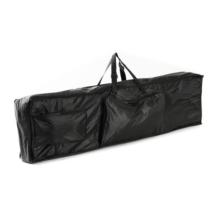 Fame BAG-88, Leicht Wattierte Keyboardtasche, 131x14x32cm, Schwarz, mit 2 Zubehörtaschen, Kompatibel