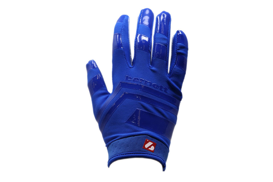 BARNETT FRG-03 Blue Professional Receiver Football Gloves, RE, DB, RB XXL, XXL
