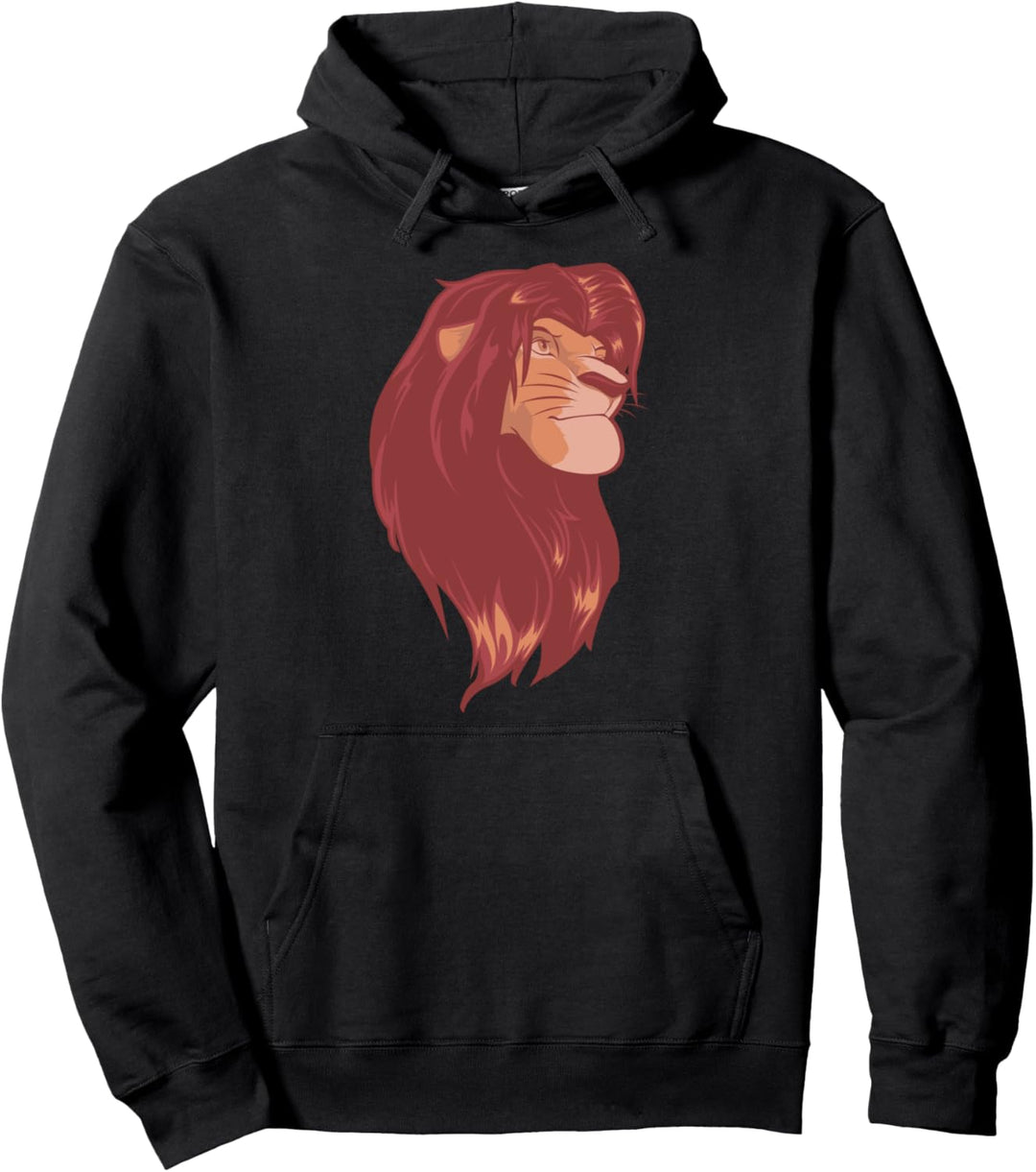 Disney The Lion King Simba Red Hue Portrait Pullover Hoodie