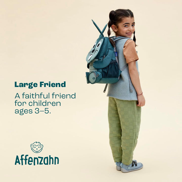 Affenzahn Kinderrucksack Grosser Freund | Kindergartenrucksack für Kinder von 3 bis 5 Jahren mit fun