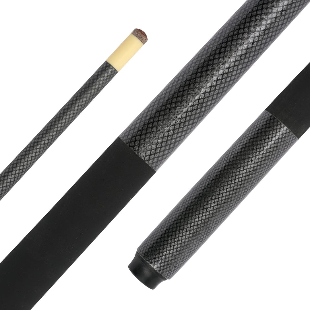 Bison Billard-Queue Graphite | einteilig, Outdoor geeignet | 140 cm 500 g | mittelhart, ø 12 mm | Gr