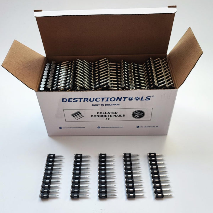 1000x Nägel für Beton 25mm - für Bosch GNB18V - PROFACTOR 18V